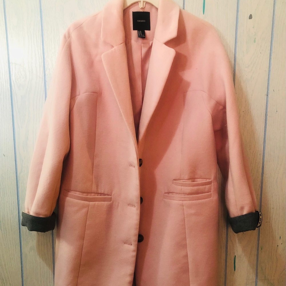 Forever21 Pink Peacoat